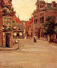 The Red Roofs of Haarlem, Holland by William Merritt Chase